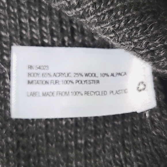 Gap Sweater Vest Faux Fur Collar, Medium - Picture 7 of 8